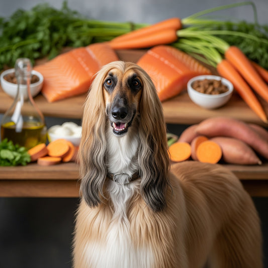 Afghan Hound: Nutritional Secrets for a Silky, Flowing Coat and Sighthound Health