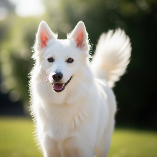 American Eskimo Dog: A Diet for a Sparkling White Coat and a Sharp, Playful Mind