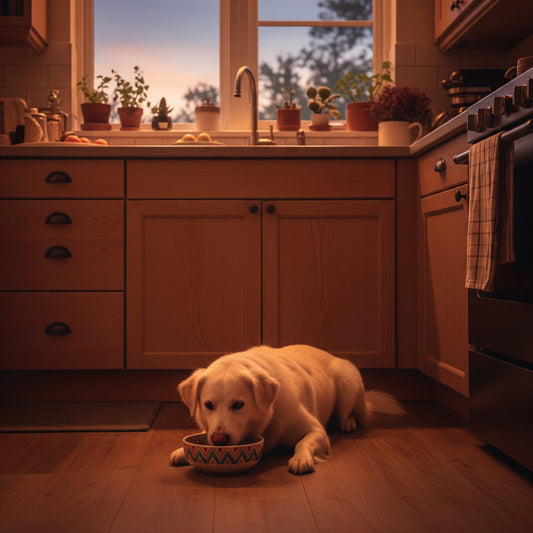 Creating a Calming Bedtime Routine for Your Dog, Starting with Dinner