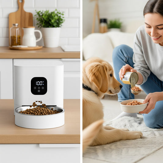 Automatic Feeders vs. Manual Feeding: What's Best for Your Dog's Routine?