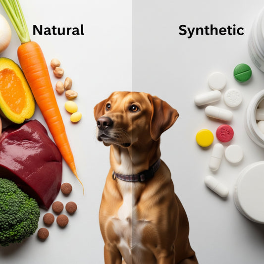 Natural vs. Synthetic Vitamins in Dog Food: What's the Difference?