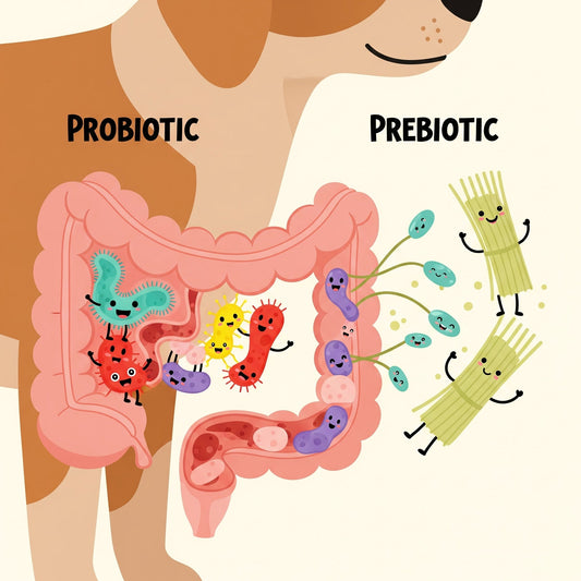 Probiotics vs. Prebiotics: What's the Difference for Canine Gut Health?
