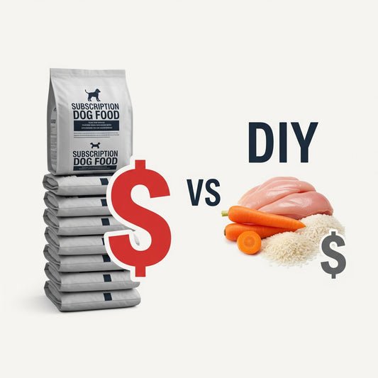 Subscription Dog Food vs. DIY with Toppers: A Price Breakdown